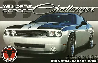 2009 MR. NORM'S GARAGE Dodge Challenger SEMA Show Info Card • $9.99