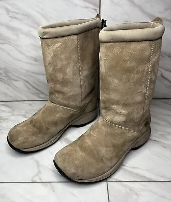 Merrell Primo Chill Massif Tan Suede Shearling Winter Snow Boots - Womens 7 • $29.99