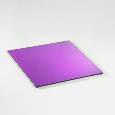 Lilac Square Mirrored Plate 35cm X 35cm Wedding Table Centre Home Oaisis Type • £6.99