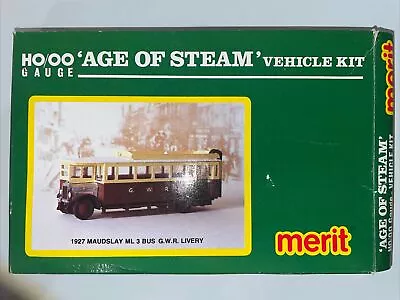 Merit 5144 Set D - Age Of Steam - 1927 Maudslay ML 3 Bus - HO/OO Gauge • £8.75