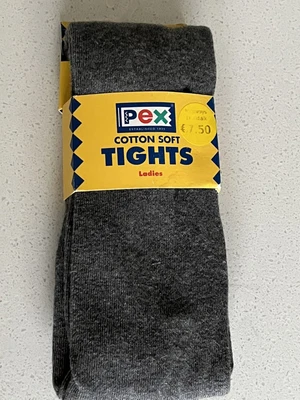 £5 • Buy Girls School Tights PEX Luxury Grey Tights Cotton Soft - Durable Age 12-16 L 