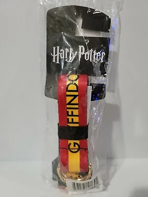 Licensed Harry Potter GRYFFINDOR Webbed D-Ring Belt Adjustable Lion Mascot Ron • $11.34