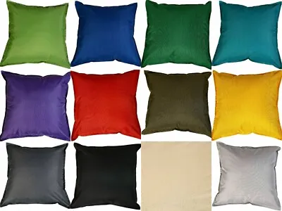 Luxury Waterproof Garden Cushion Covers Outdoor Indoor Cushion Covers 18  & 24  • £4.49