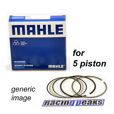 Mahle Piston Rings X5 Volvo B5244 B5254 XC90 S60 S60R V70R T5 2.4T Focus ST 2.5T • $206.69