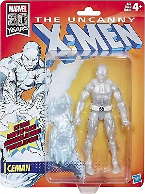 Marvel Legends Retro Collection Iceman X-Men Action Figure • £36.95