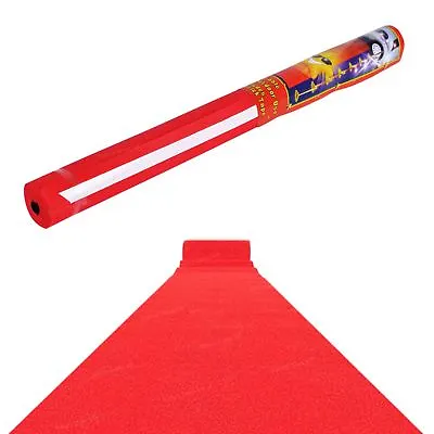 Hollywood Red Carpet Runner Aisle Decoration Prop Halloween Christmas VIP Party • £9.39