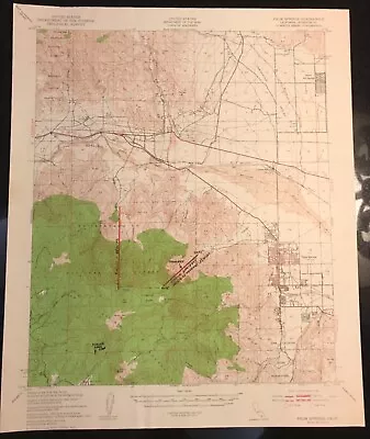 1943 Palm Springs California Dept. Army Corps Of Engineers USGS Survey Map Vtg • $44.99