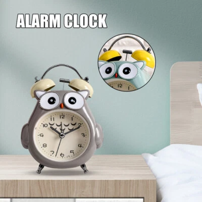 $19.85 • Buy Twin Bell Alarm Clock Vintage Retro Loud Clocks Battery Bedside Desk Analogue