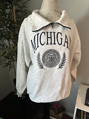 Michigan University Sweatshirt Size Medium Men Pullover Vintage 80’s • $27.99