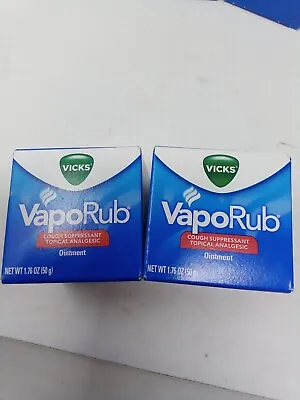 Vicks VapoRub 1.7oz Cough Suppressant Ointment Exp 12/24 • $10