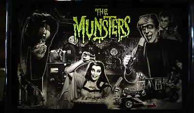 Stern * The MUNSTERS - Black & White TV (Premium Edition) PInball Game & Topper! • $20000