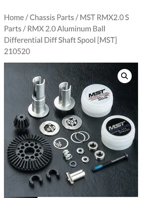 Home / Chassis Parts / MST RMX2.0 S Parts / RMX 2.0 Aluminum Ball... • $36.50