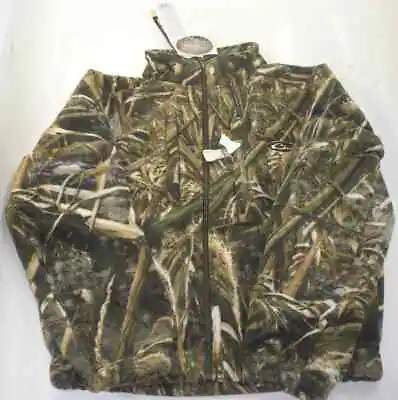 Drake Waterfowl DW2150-015-4 Max 5 Camo Fleece Coat X-Large • $166.10