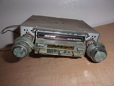 Vintage Mustang Auto Reverse AM FM Radio Cassette Deck Player CRF-210 Japan • $39.99