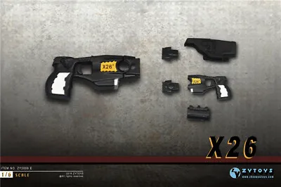 ZYTOYS 1/6 X26 Taser Gun Pistol Toy ZY2009E 12'' Solider Figure Weapon Model  • $15.30