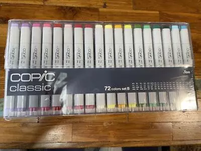 Copic Classic 72 Color Set B Marker Colors Set Color Anime Manga • $210