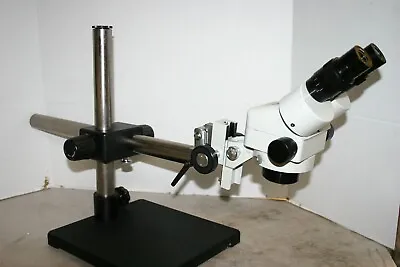 Meiji EMZ Stereozoom Microscope On Heavy Boom Stand 7-45X Nice • $849