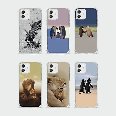Case For Iphone 15 14 13 12 11 Se 8 Pro Shockproof Phone Cover Animal Mum Baby • £5.99