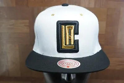 Mitchell & Ness Los Angeles Clippers NBA Snapback (White/Gold/Noir) • $25.59
