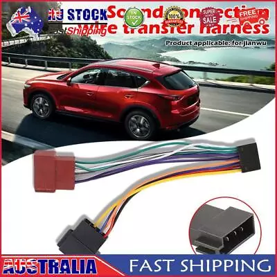 16 Pin ISO Wiring Harness Loom Connector Adaptor Cable For KENWOOD Car Stereo AU • $10.19