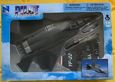 New Ray Lockheed F-22 Raptor  USAF 1:72 Scale Model Kit  (Assembly Required) • $22.99