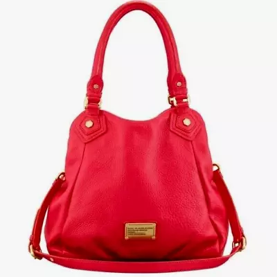 🌞marc Jacobs Classic Q Francesca Rock Lobster Red Leather Shoulder Tote🌺nwt! • $269.69