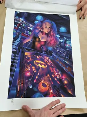 Sideshow Collectibles Fine Art Print Harley Quinn Legends Of The Dark Knight #1 • $250