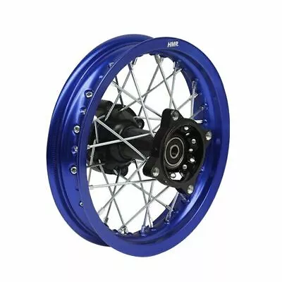 HMParts Aluminium Rim Anodised 12 Inch Rear Blue 12 MM Typ2 Pit Dirt Bike Cross • $211.61