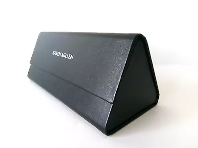 Karen Millen Glasses Case Triangle Hard Black • £12