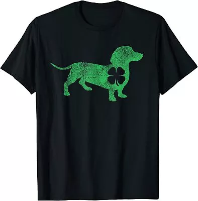 Dachshund Dog Shamrock St. Patrick's Day Saint Paddy Unisex T-Shirt • $19.99