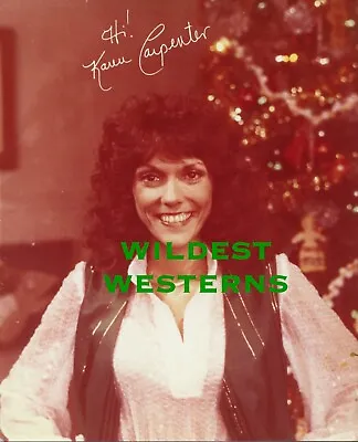 THE CARPENTERS Rare Christmas Tree Photo KAREN Portrait • £33.20