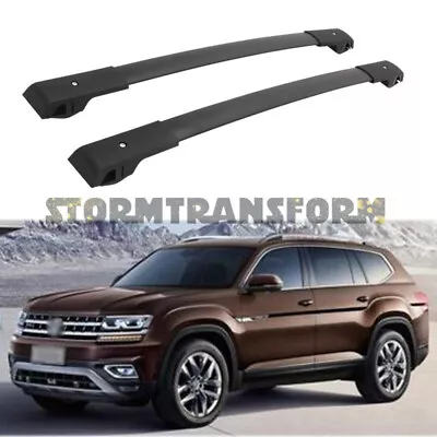 US Stock Cross Bar For VW Atlas 2018 - 2024 Luggage Roof Cargo Rack Pair Durable • $66