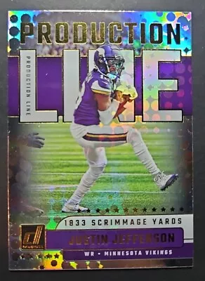 JUSTIN JEFFERSON 2023 Donruss Production Line #PDL-12 Minnesota Vikings • $2.99