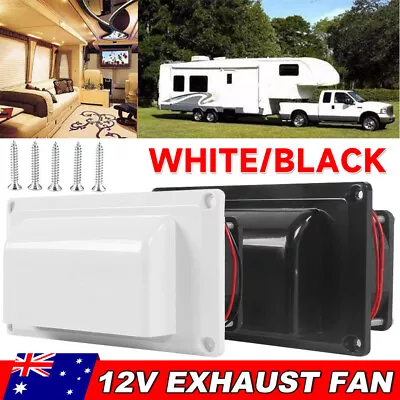 12V Roof Exhaust Fan Ventilation RV Side Vent Caravan Motorhome Trailer Camper • $24.45