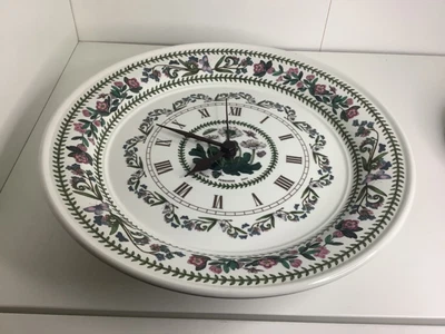 £12 • Buy Portmeirion Botanic Garden Plate Wall Clock - Daisy - Bellis Perennis - Battery.
