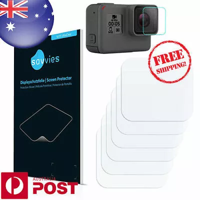 GoPro Hero5 Black - 6 X Protectors For Front Lens - 6x Savvies SU75 - P006 • $5.99