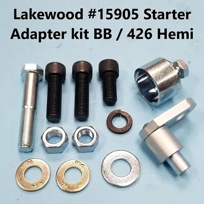 Mopar Lakewood Part # 15905 383 440 Big Block 426 Hemi Starter Adapter Kit NEW • $39.95
