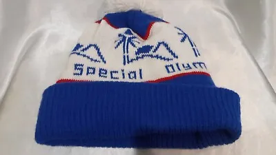 Special Olympics Colorado Knit Beanie Hat Cap Red White Blue One Size • $22.99