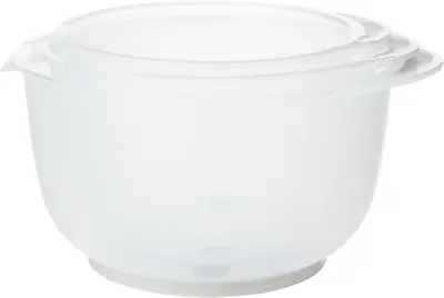 Chef Aid Contain 3 Mixing Bowls Non-Slip Base Soft Grip Handle Microwave And  • £8.62
