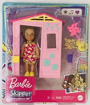 NIB Mattel Barbie Skipper Babysitters Inc. Playhouse Playset Toy Toddler Girl • $19.95