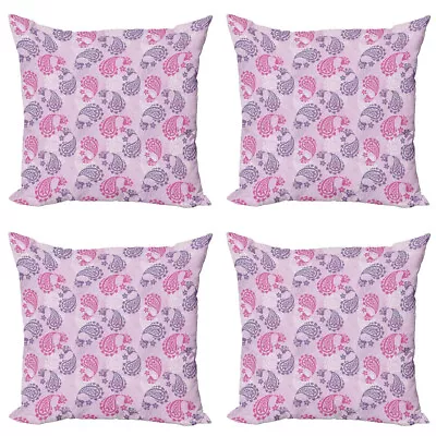 Paisley Pillow Cushion Set Of 4 Art Effects • £22.99