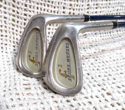 F2 Golf FACE FORWARD (56*-60*) 2 Piece Wedge Set RH~ Wedge Flex Graphite Shafts • $39.98