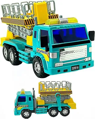 £14.99 • Buy Crane Cherry Picker Lift Bucket Truck Friction Powered Medium Duty Toy Big-Daddy