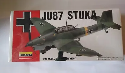 $26.99 • Buy Vintage Lindberg GERMAN JUNKERS JU-87 STUKA 1:48 Aircraft Model Kit #70508