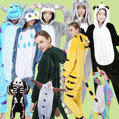 $12.99 • Buy Big Fire Sales! Kigurumi Pajamas Adult Jumpsuit Sleepwear Anime Cosplay Costume 