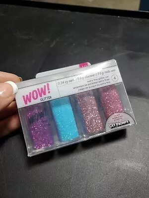 Glitter Set Of 4 DIY Thickers Wow Bottles Of Glitter NEW Extra Fine • $3