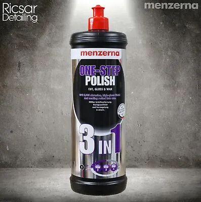 Menzerna 3 In 1 One-Step Polish 1L - All In One Cut Refine And Wax! • $37.83