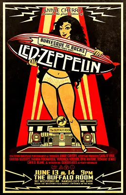 LED ZEPPELIN Poster Wall Art Picture Home Decor Painting 13x19 • $15.99