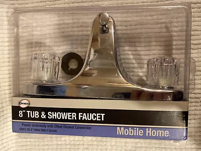 DANCO MOBILE HOME For Offset Shower Connection TUB/SHOWER FAUCET CHROME 8” • $34.99