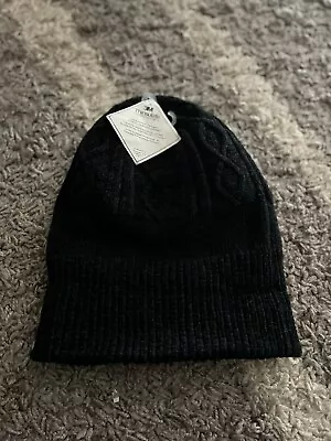 3M Thinsulate Unisex Insulated Black Beanie Ribbed Pattern Cap New • $15